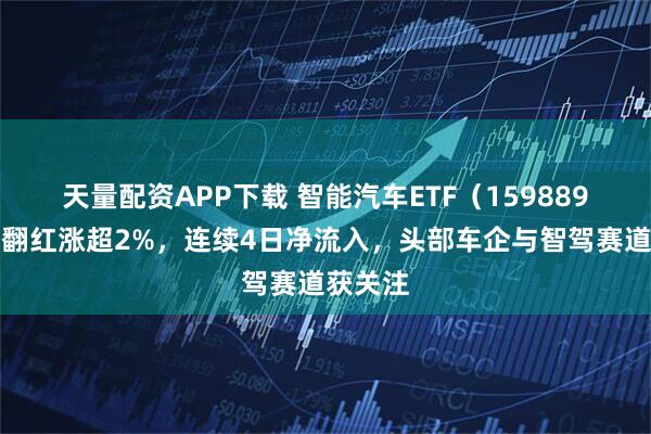 天量配资APP下载 智能汽车ETF(159889)午后翻红涨超2%,连续4日净流入,头部车企与智驾赛道获关注