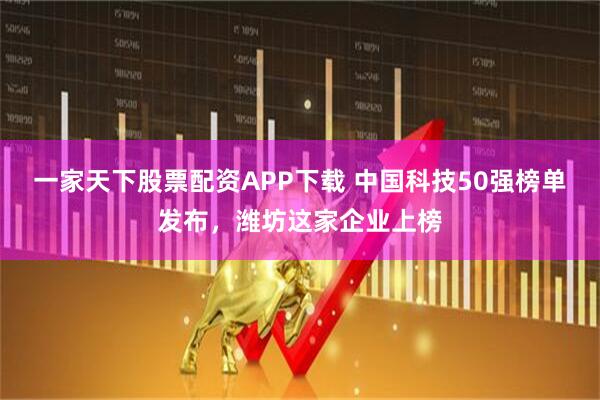 一家天下股票配资APP下载 中国科技50强榜单发布，潍坊这家企业上榜